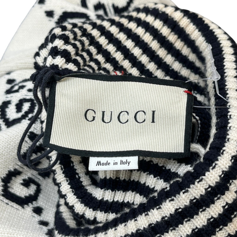 Men's Gg Supreme Turtleneck Jumper Cream Size L