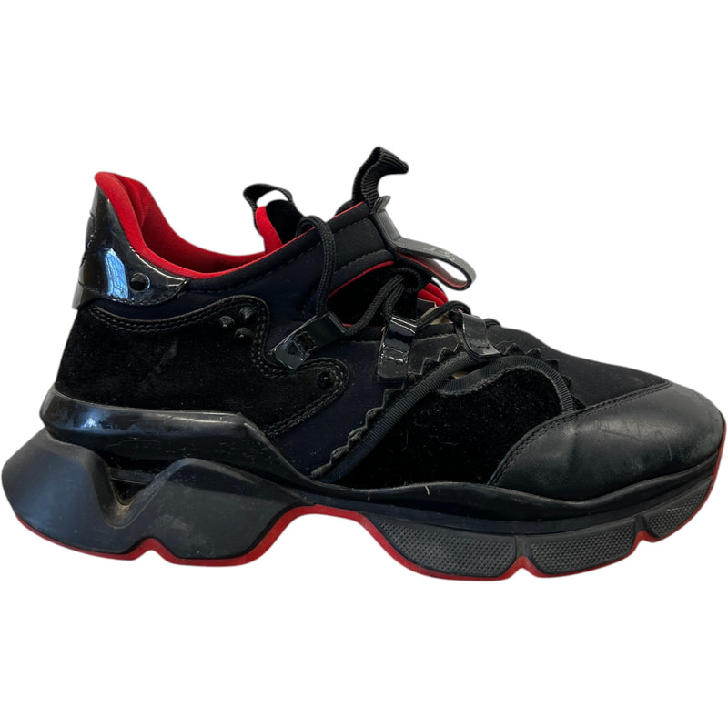 Men's Red Runner Low Trainers Black Size EU 43 / UK 9