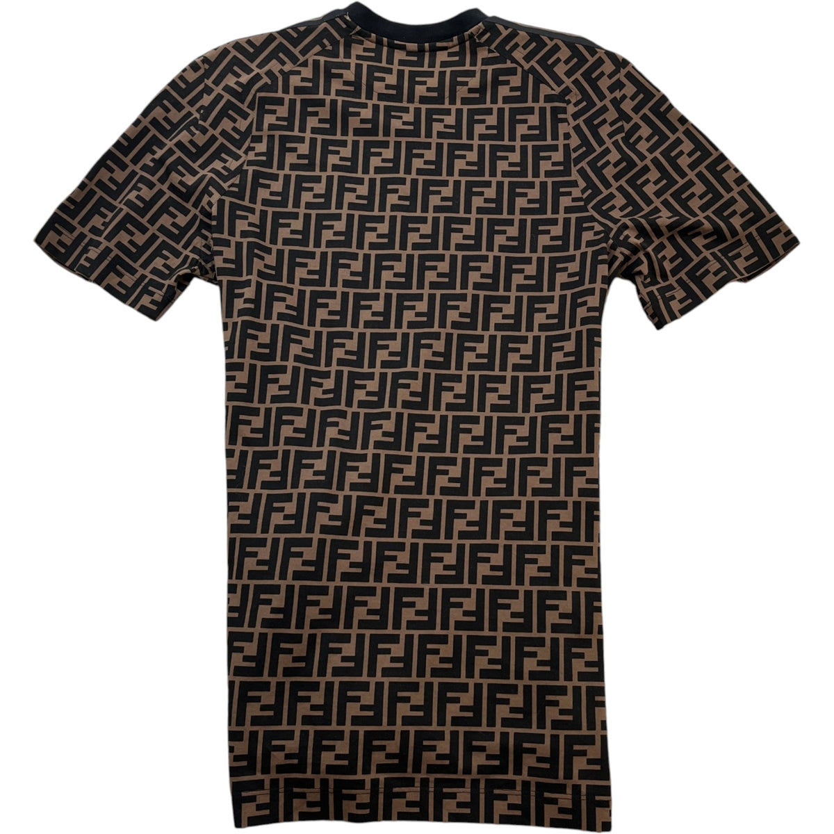 Men's FF Monogram T-Shirt Brown Size XS - Photo 2