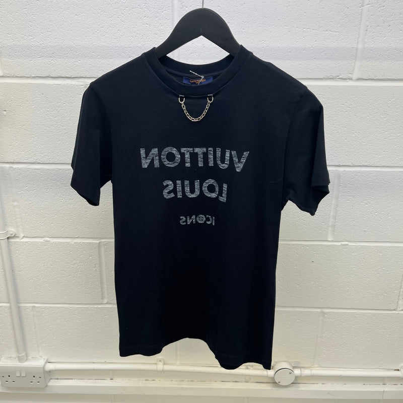 Women's Reversed Logo T-Shirt Black Size S / UK 8
