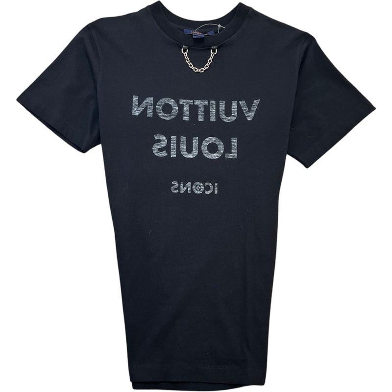 Women's Reversed Logo T-Shirt Black Size S / UK 8