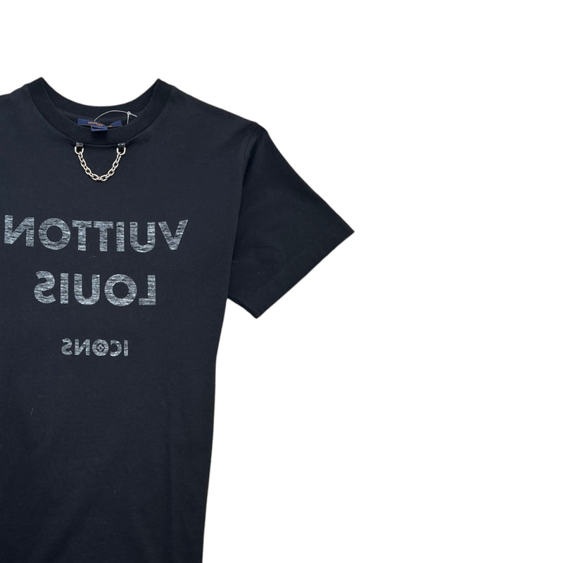 Women's Reversed Logo T-Shirt Black Size S / UK 8
