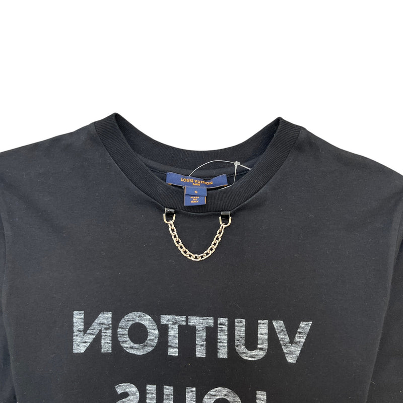 Women's Reversed Logo T-Shirt Black Size S / UK 8