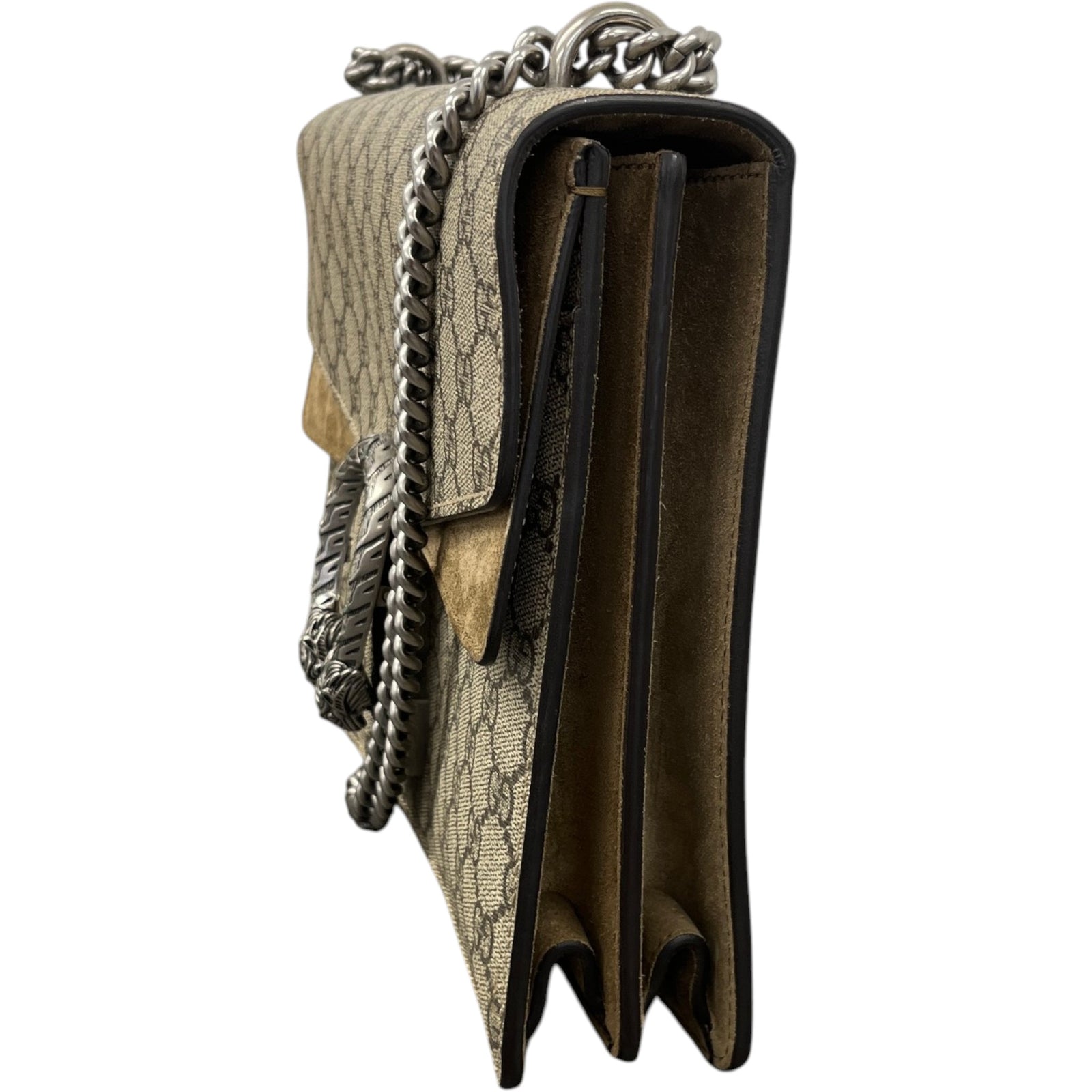Women's Dionysus Large Handbag Beige - Photo 6