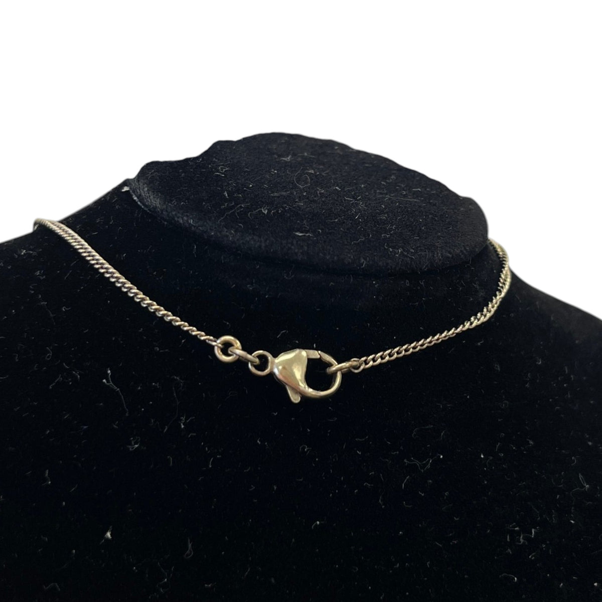 Women's Crystal CC Pearl Drop Necklace Gold - Photo 6