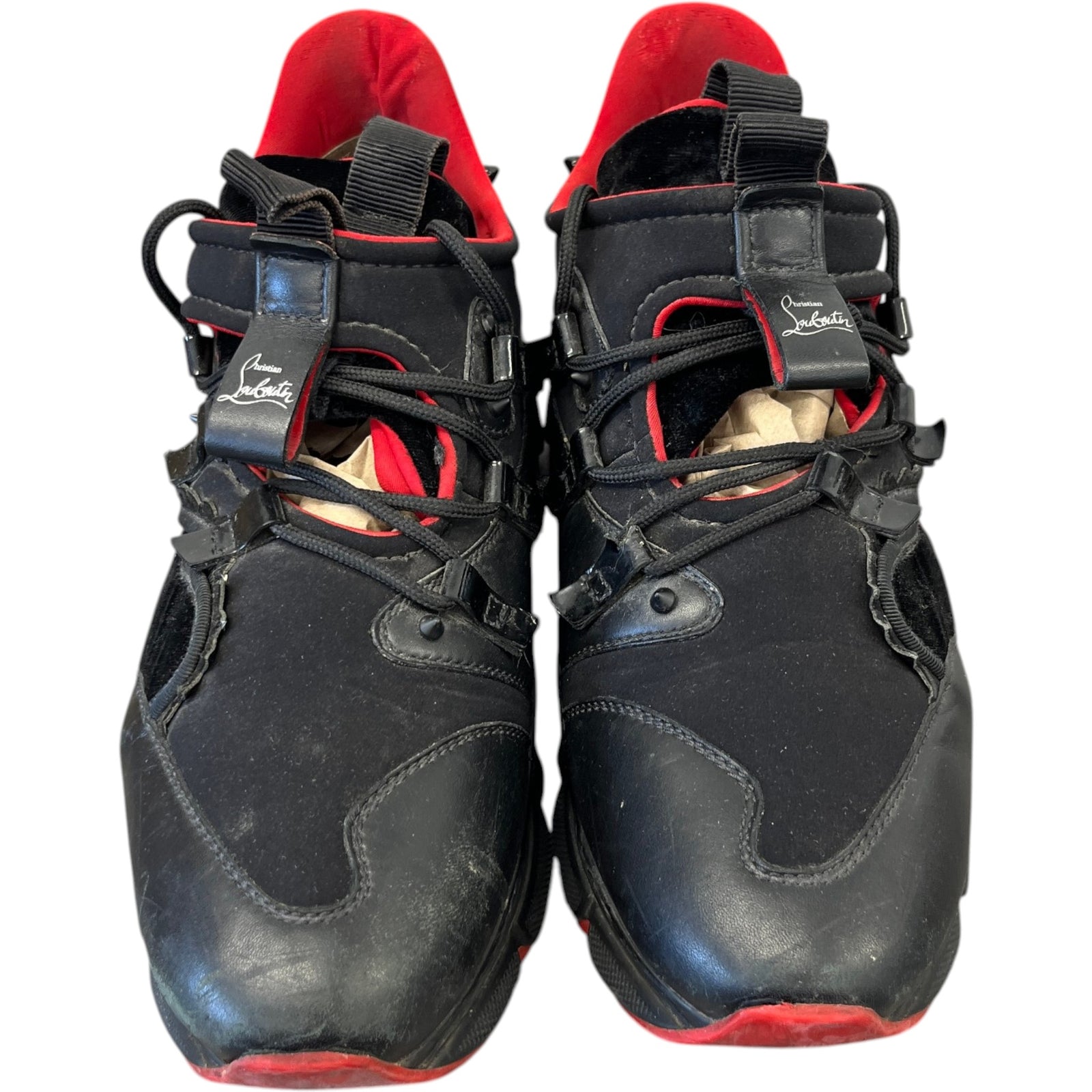 Men's Red Runner Low Trainers Black Size EU 43 / UK 9 - Photo 6