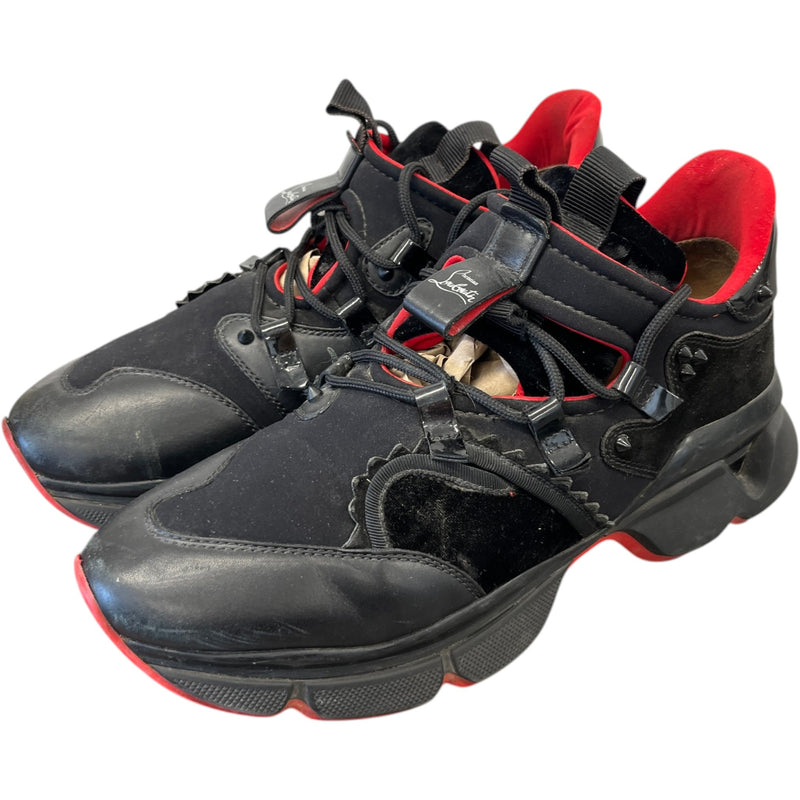 Men's Red Runner Low Trainers Black Size EU 43 / UK 9