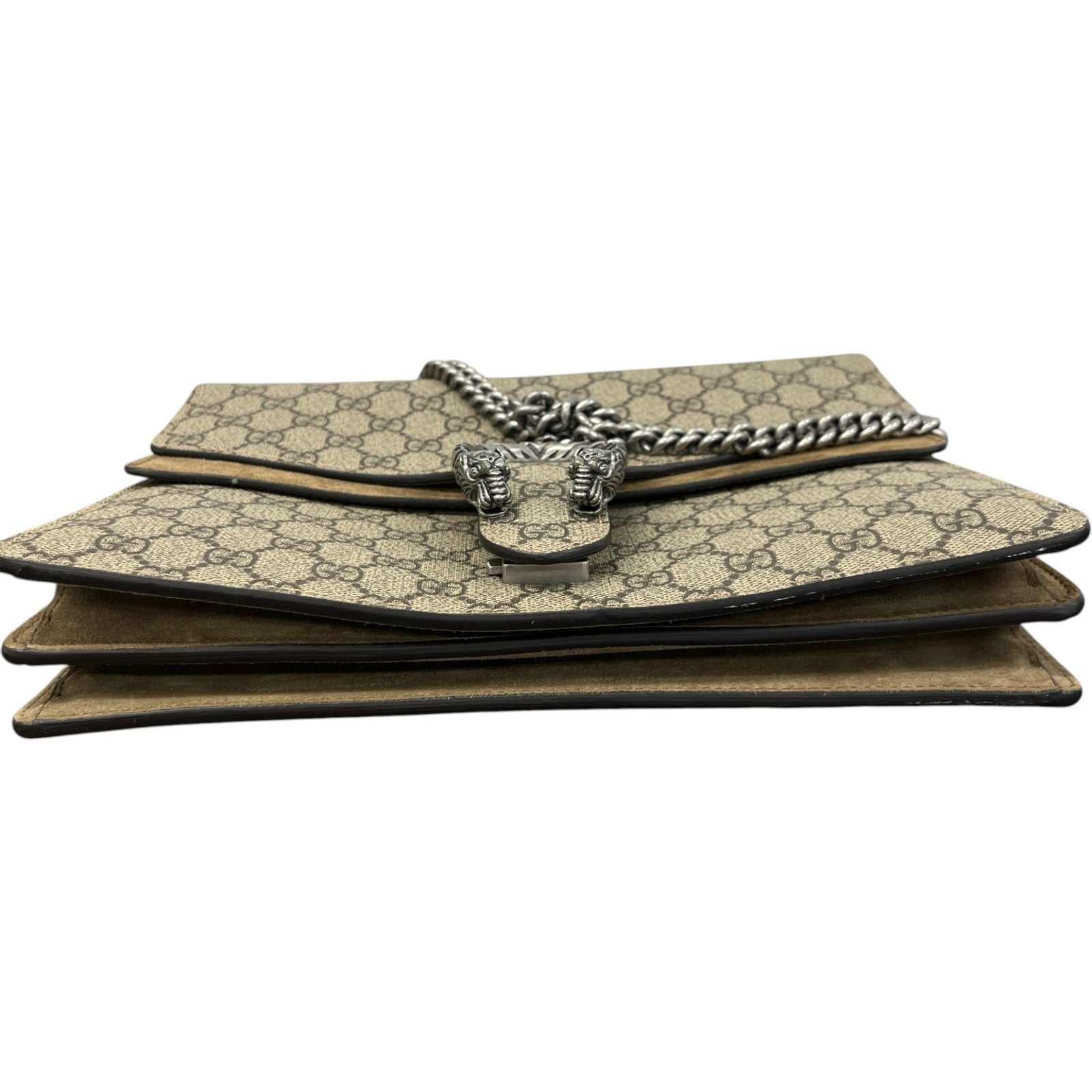 Women's Dionysus Large Handbag Beige - Photo 9