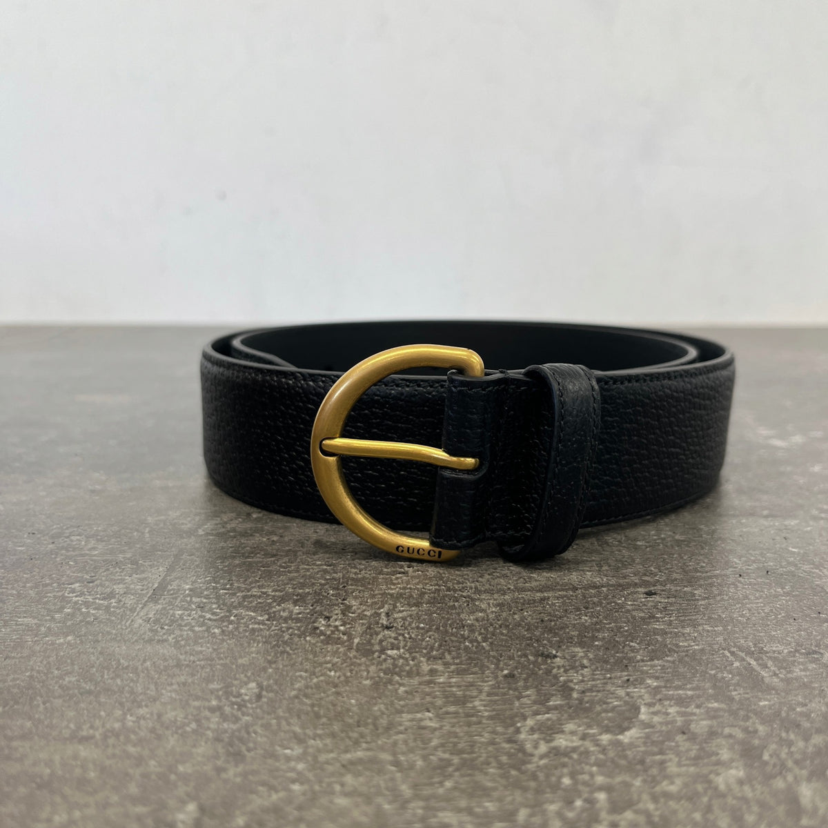 Men's D-Ring Belt Black Size 34" - Photo 9