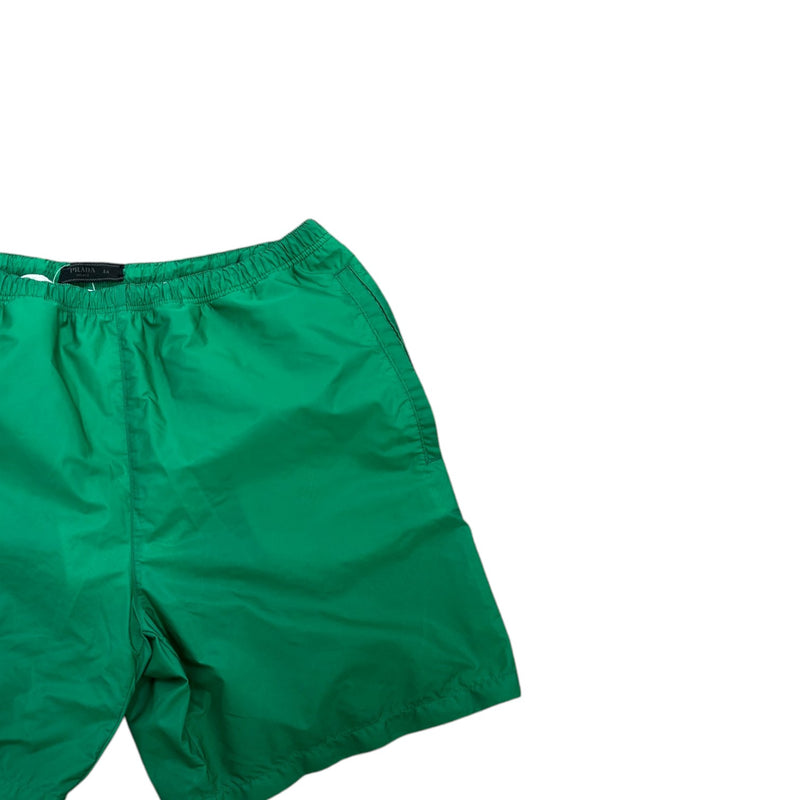 Men's Re-Nylon Logo Shorts Green Size XS / W28