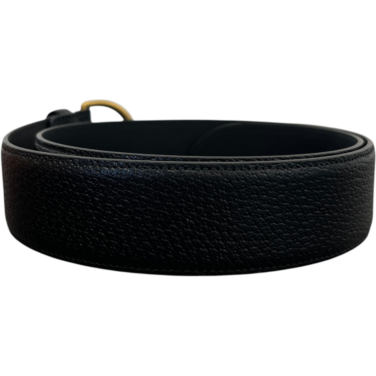 Men's D-Ring Belt Black Size 34" - Photo 2