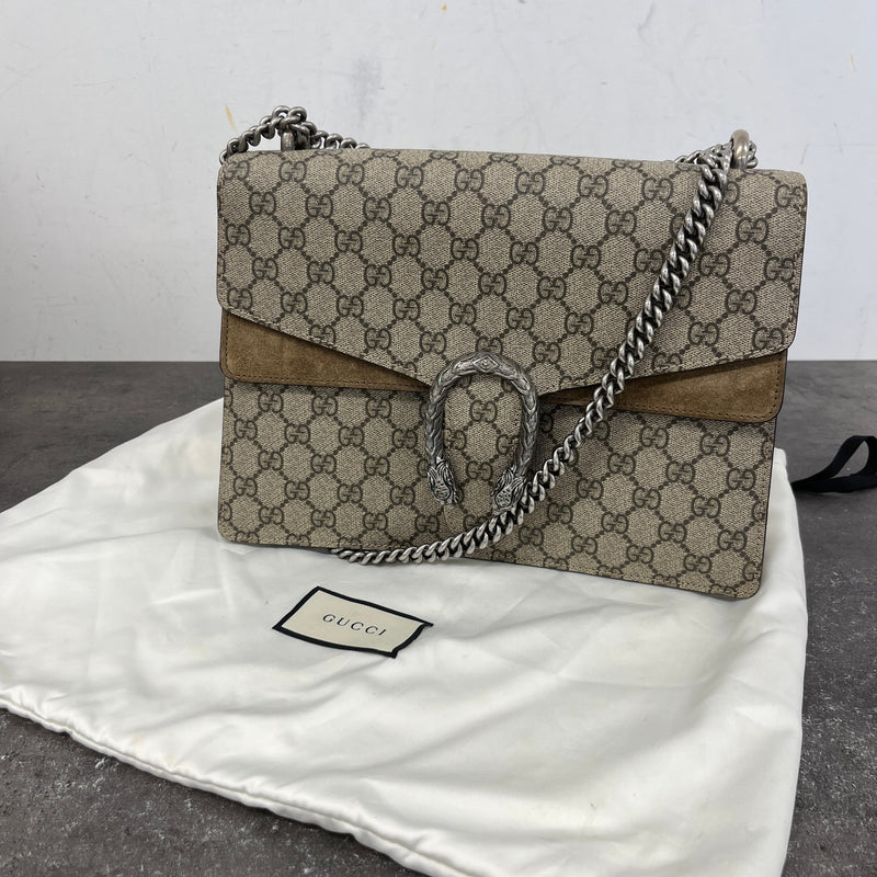 Women's Dionysus Large Handbag Beige