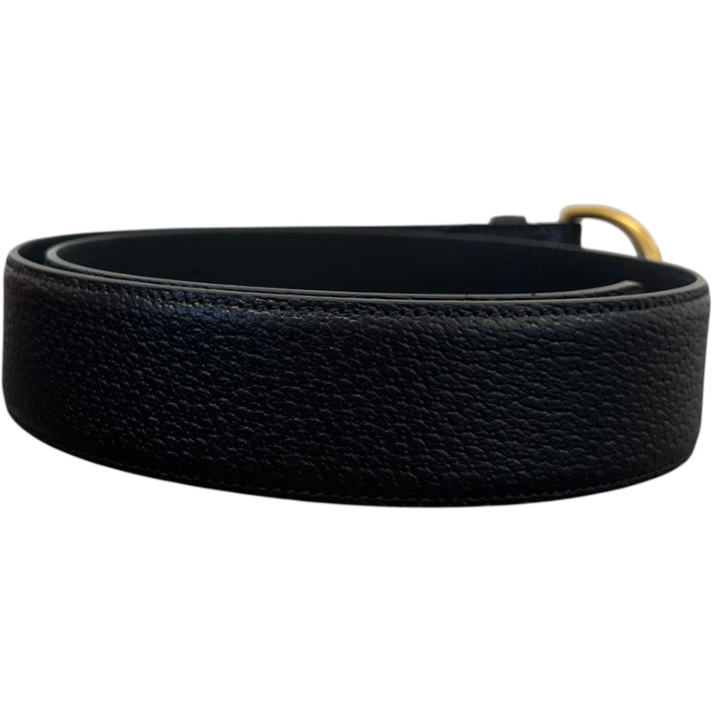 Men's D-Ring Belt Black Size 34"