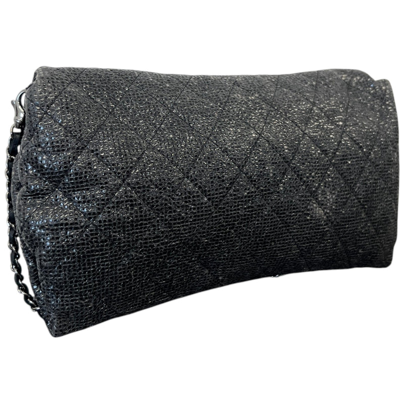 Women's Limited Edition Iridescent Wallet On Chain Bag Black