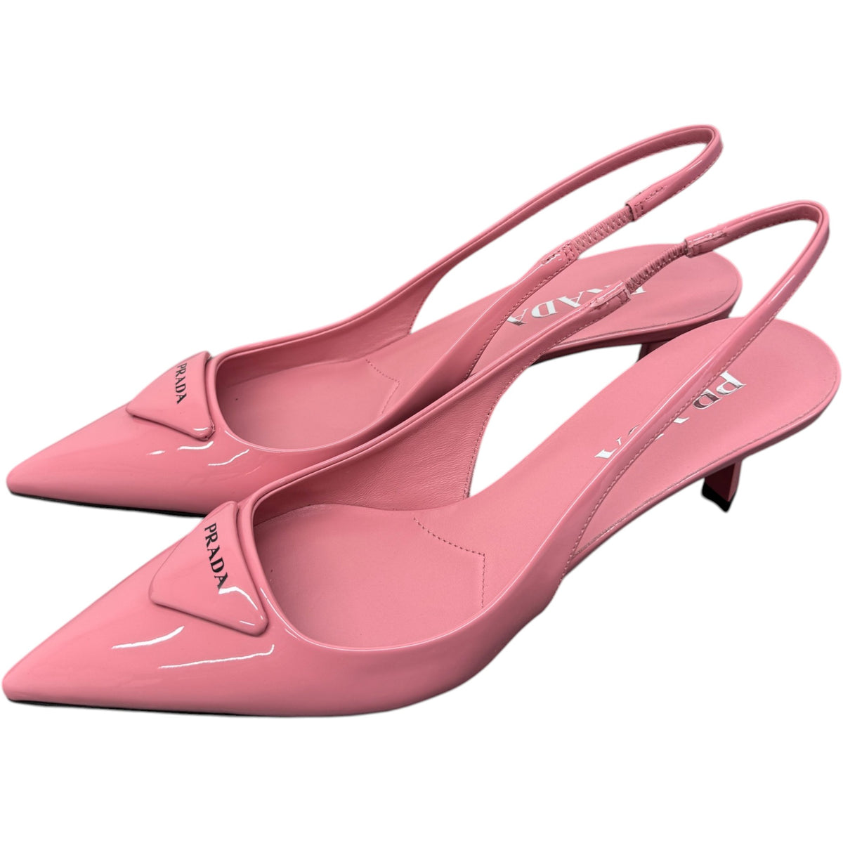 Women's Slingback Pumps 55 Heels Pink Size UK 6 / EU 39 - Photo 7
