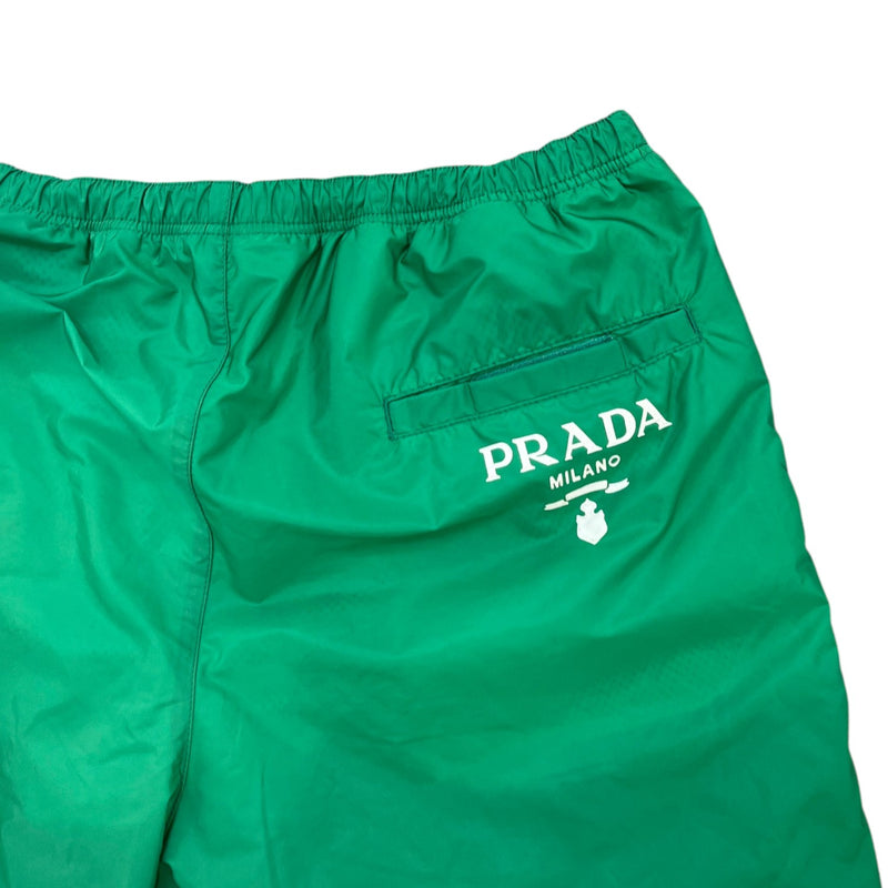 Men's Re-Nylon Logo Shorts Green Size XS / W28