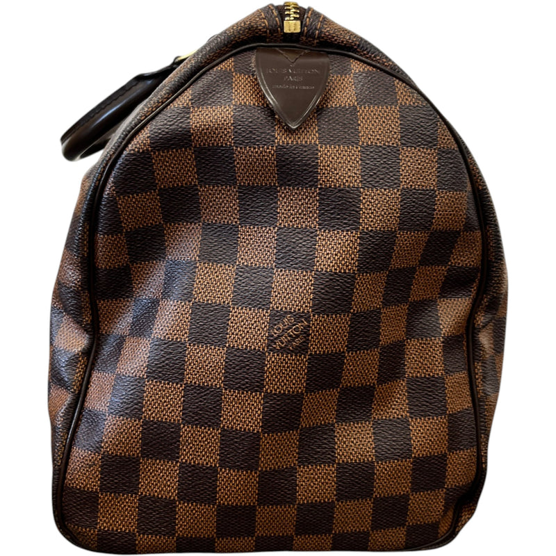 Women's Damier Ebene Speedy 35 Bag Brown