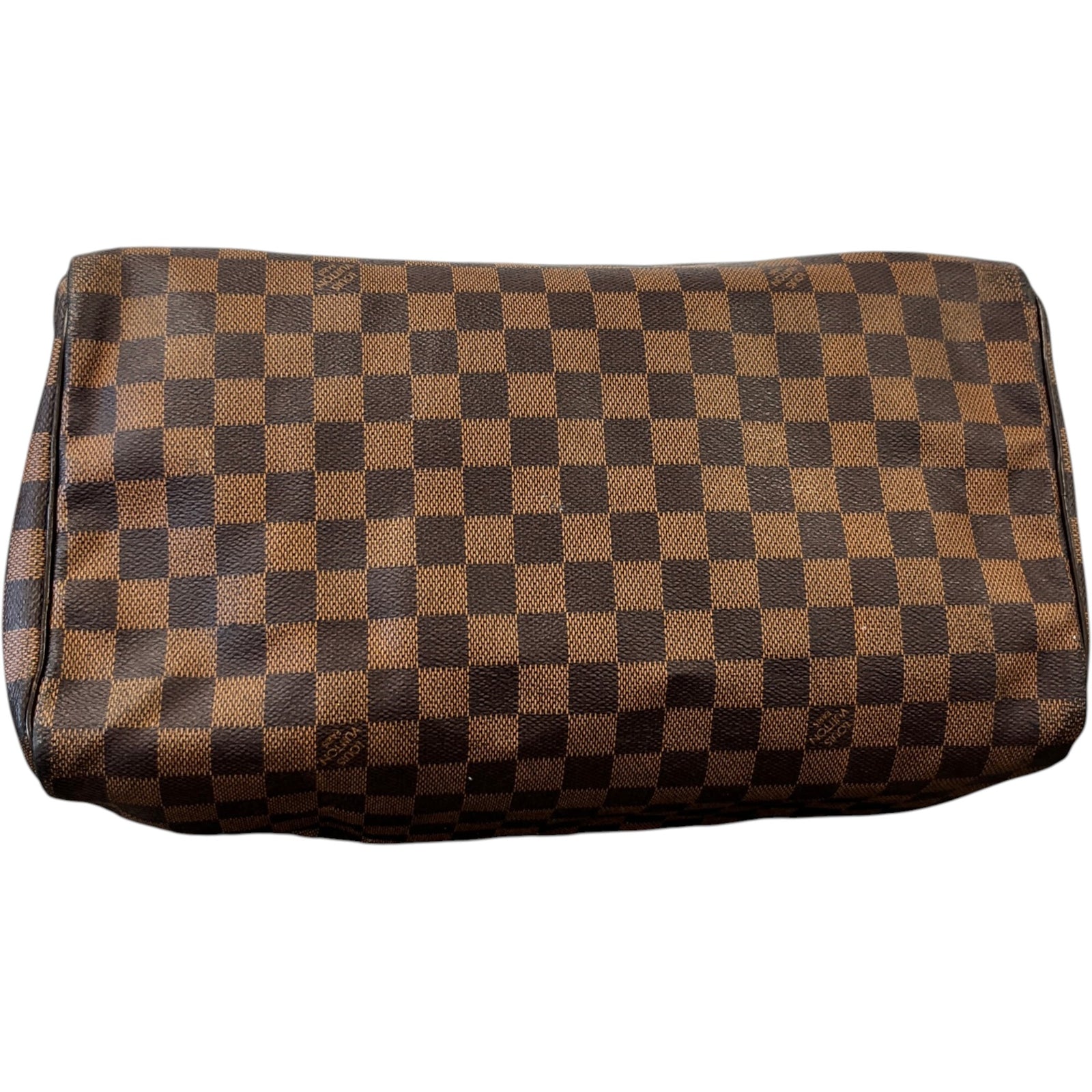 Women's Damier Ebene Speedy 35 Bag Brown - Photo 10