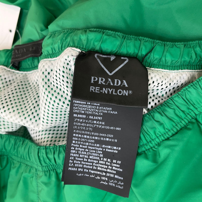Men's Re-Nylon Logo Shorts Green Size XS / W28