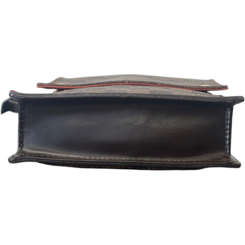 Men's Damier Ebene Portobello Messenger Bag Brown