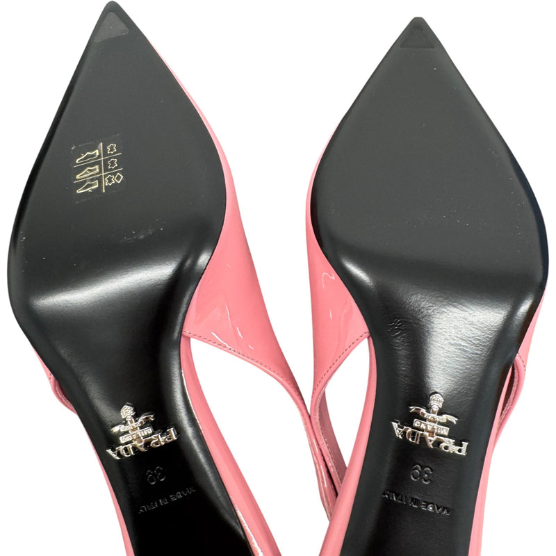 Women's Slingback Pumps 55 Heels Pink Size UK 6 / EU 39