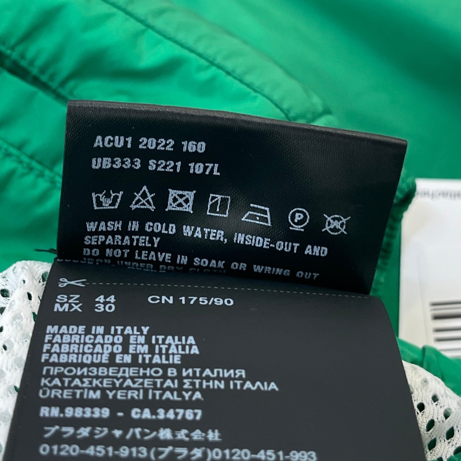 Men's Re-Nylon Logo Shorts Green Size XS / W28 - Photo 8