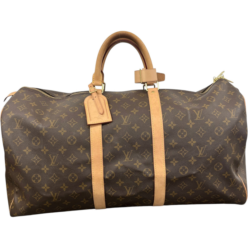 Women's Monogram Keepall 55 Bag Brown