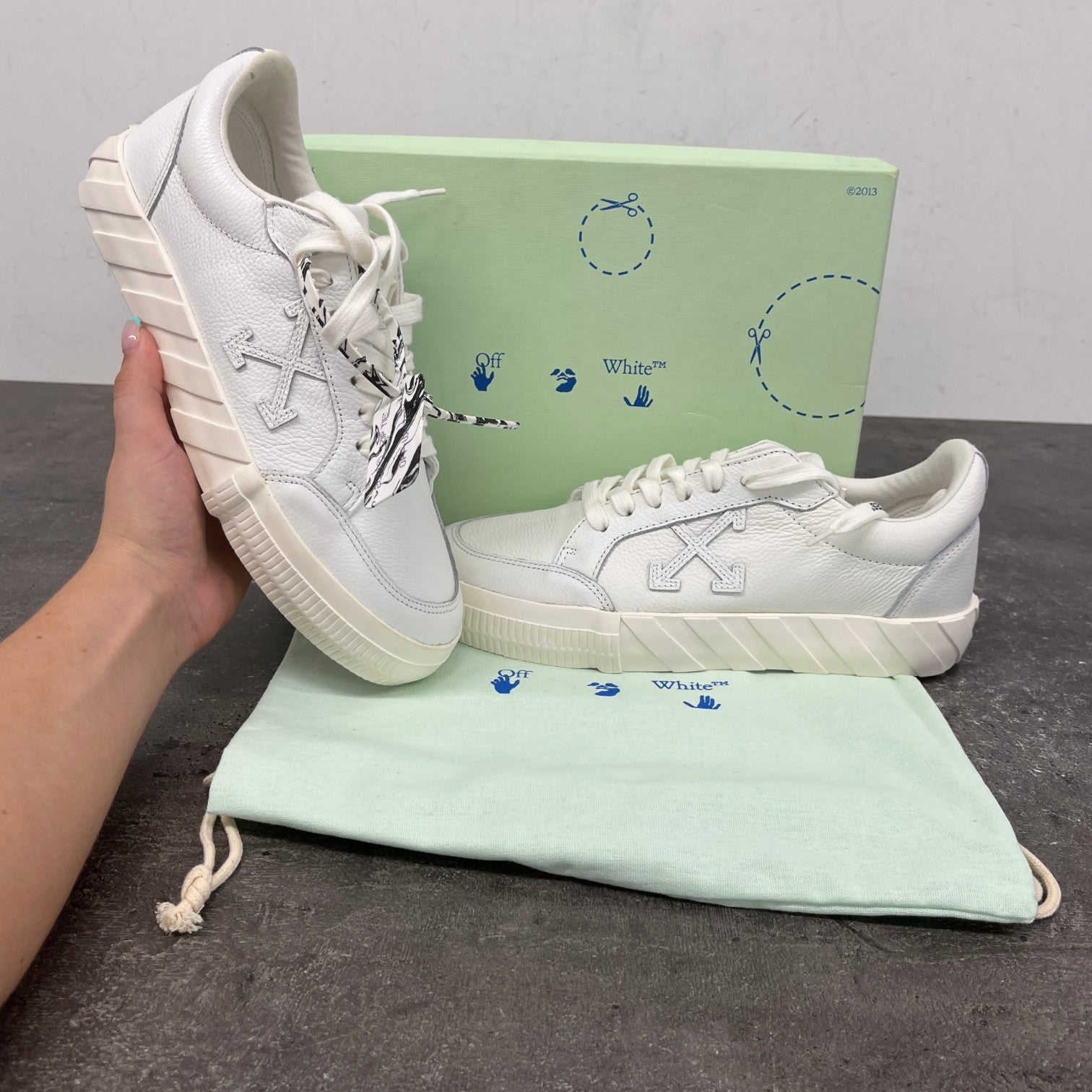 Men's Vulc Low Trainers White Size EU 40 / UK 6 - Photo 11