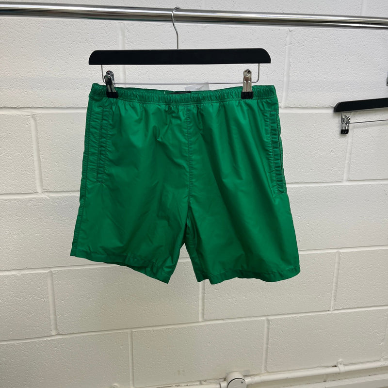 Men's Re-Nylon Logo Shorts Green Size XS / W28