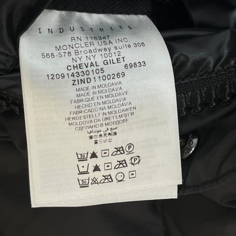Men's Cheval Gilet Black Size 4 / XL