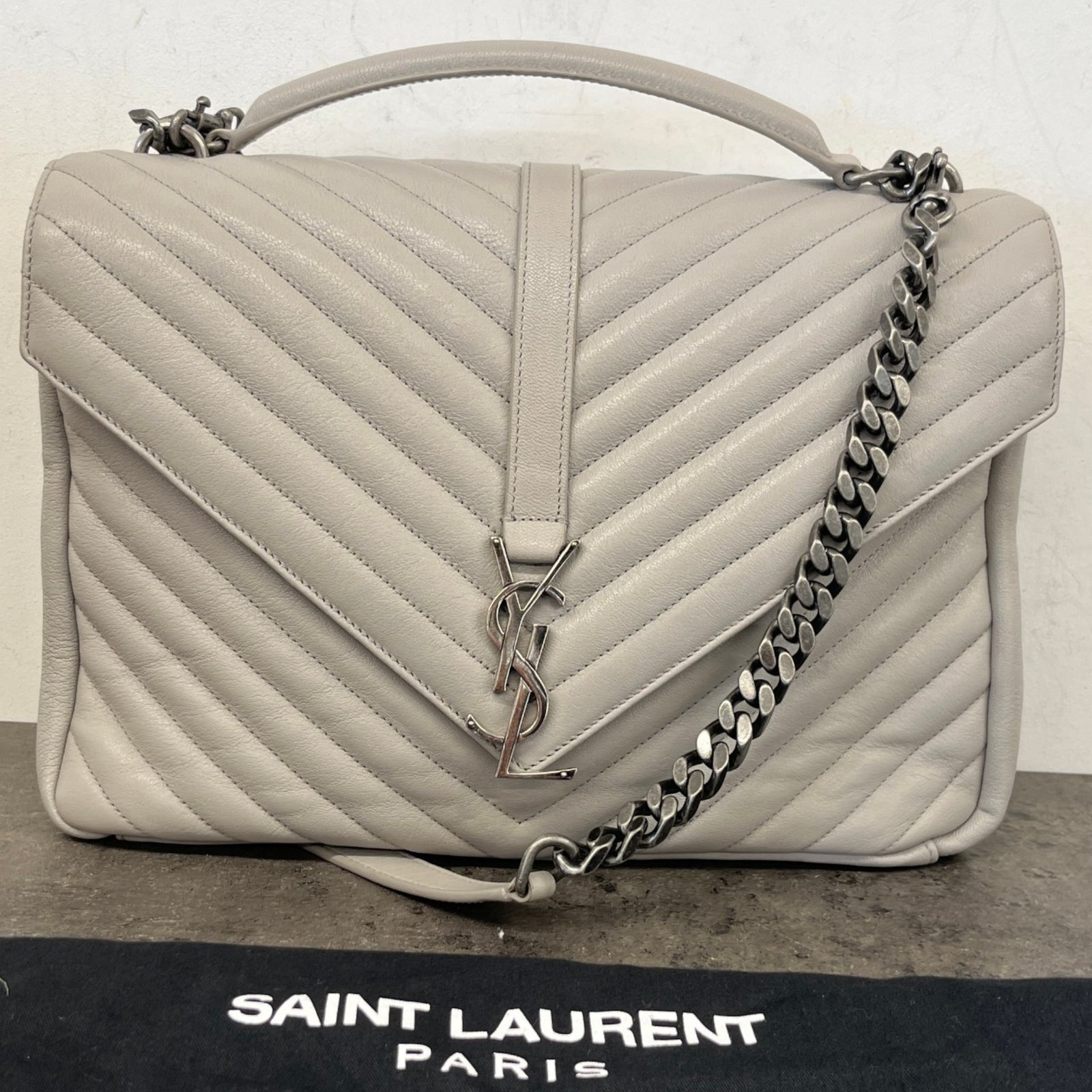 Women's College Medium Handbag Grey - Photo 14