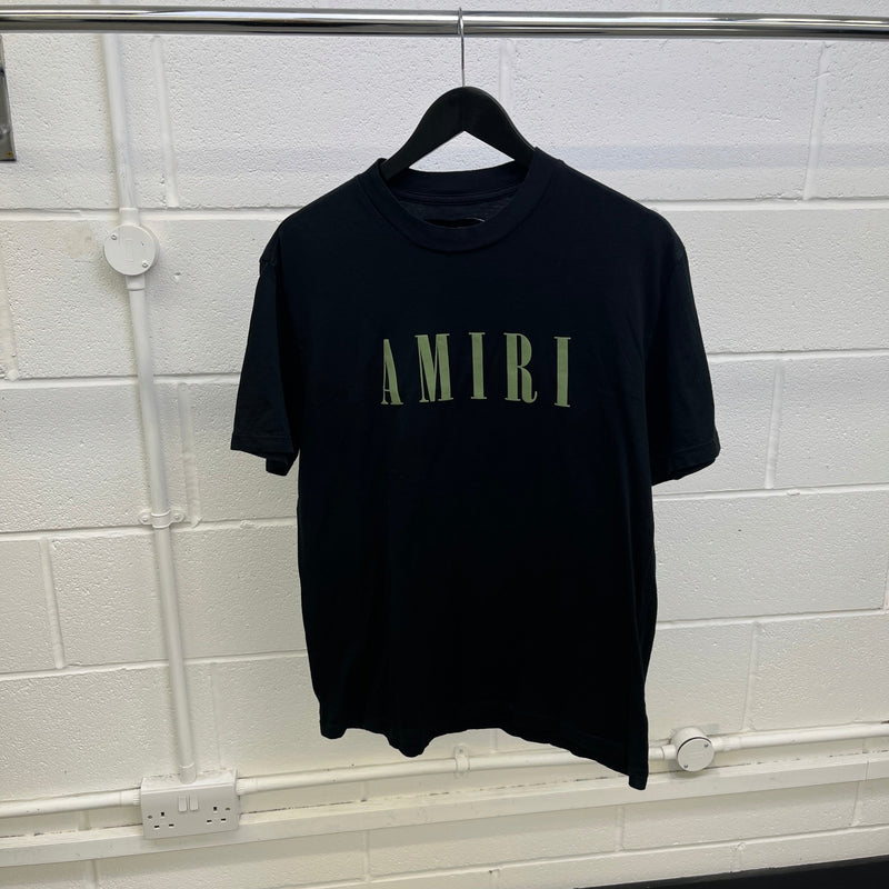 Men's Logo Print T-Shirt Black Size S