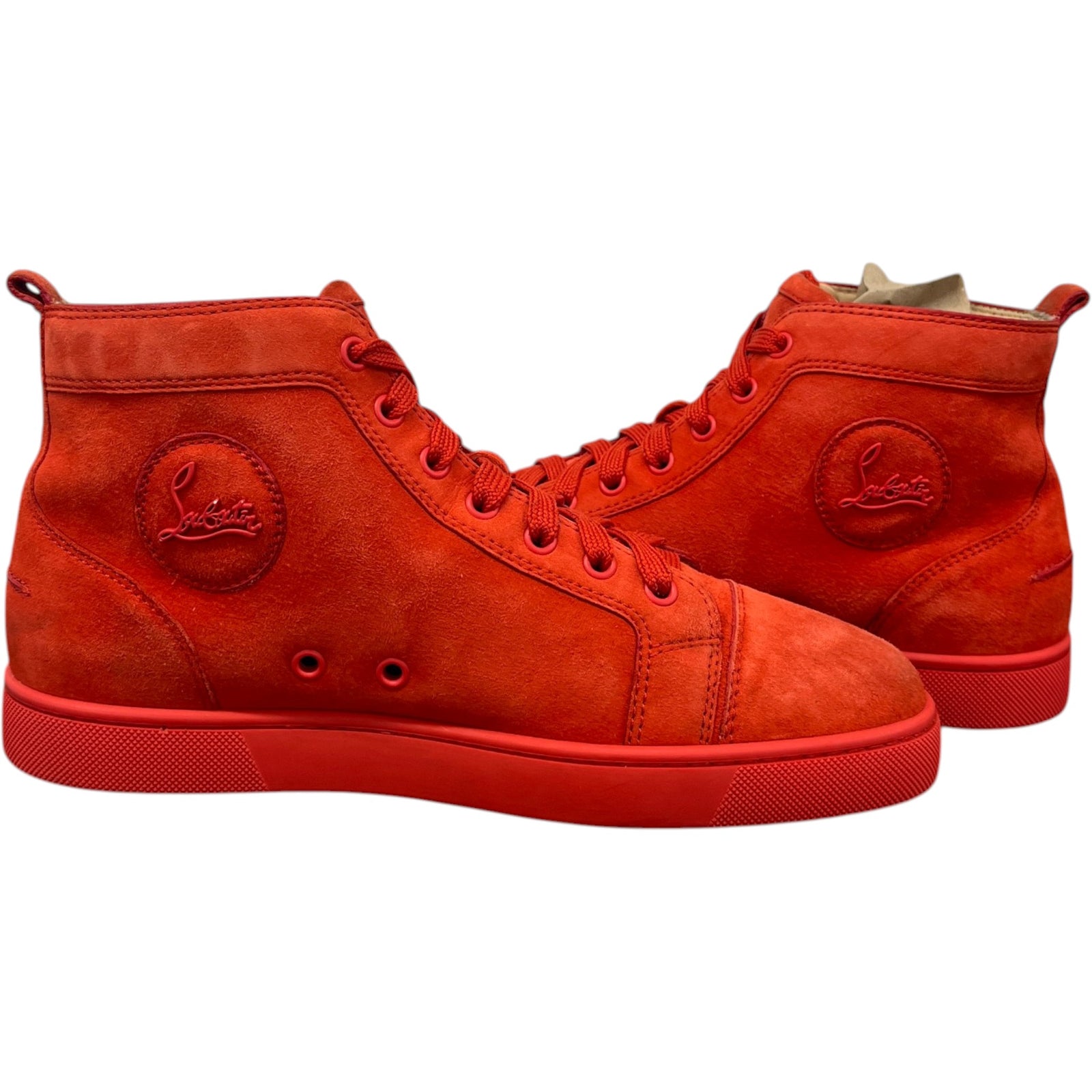 Men's Louis Orlato High Trainers Orange Size UK 6 / EU 40 - Photo 2