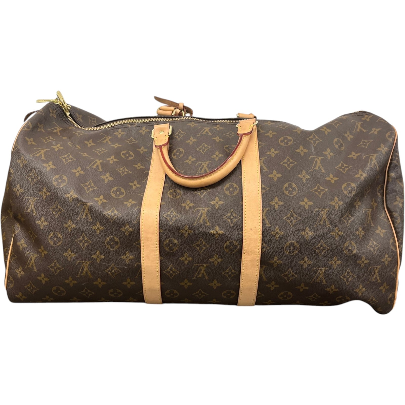 Women's Monogram Keepall 55 Bag Brown - Photo 7