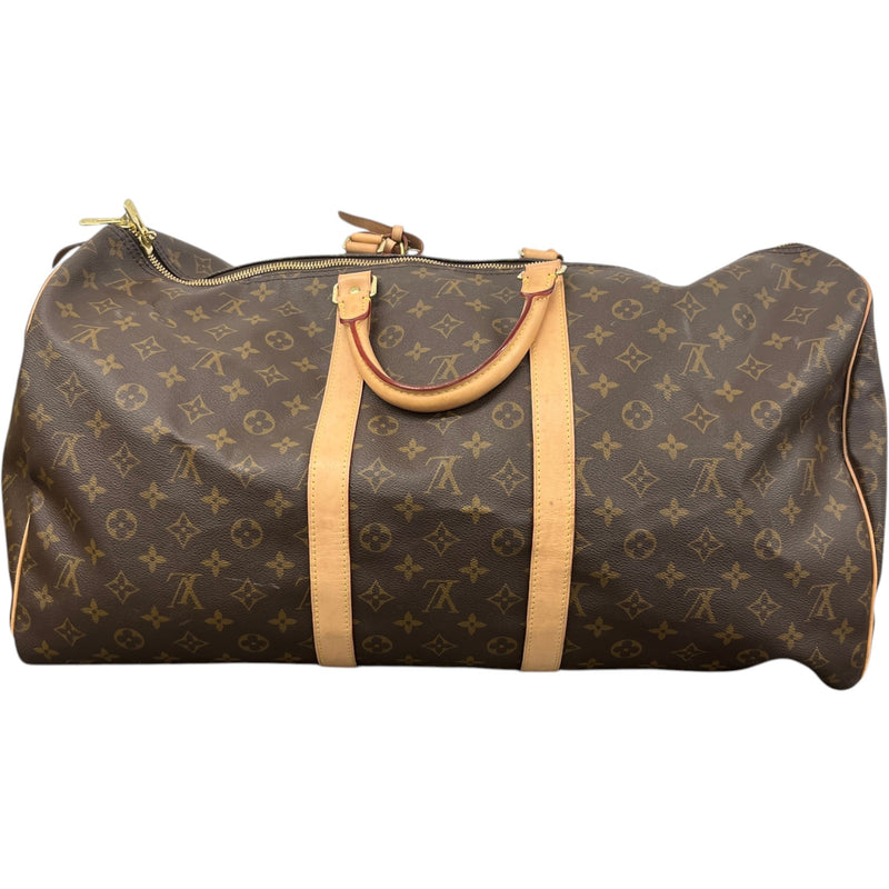 Women's Monogram Keepall 55 Bag Brown