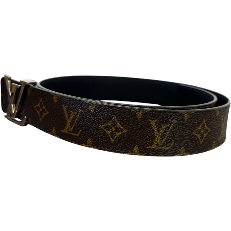 Men's LV Initials Reversible Belt Brown Size 30"