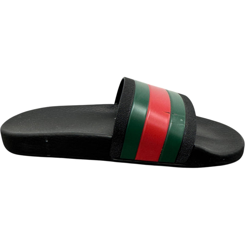 Men's Web Slides Black Size UK 6 / EU 40