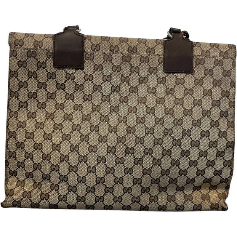 Men's Gg Supreme Business Bag Beige