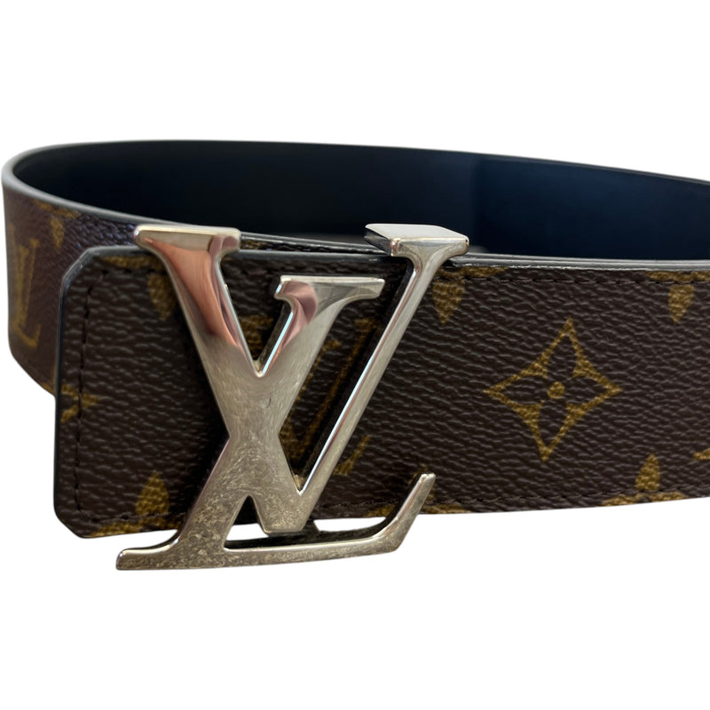 Men's LV Initials Reversible Belt Brown Size 30"