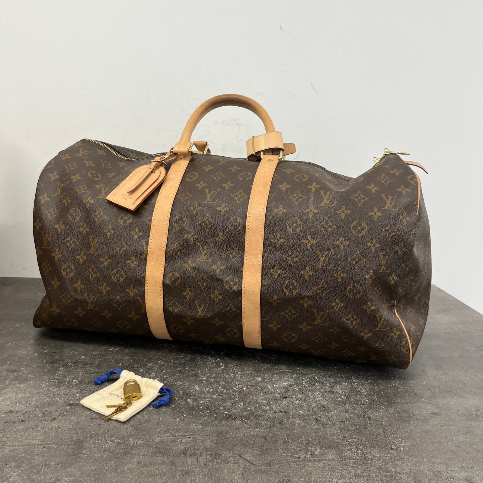 Women's Monogram Keepall 55 Bag Brown - Photo 13