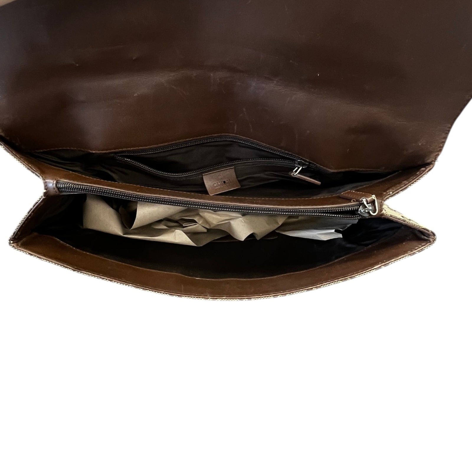 Men's Gg Supreme Business Bag Beige - Photo 10