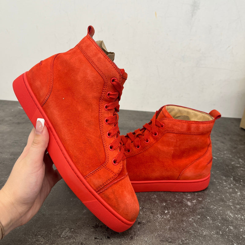 Men's Louis Orlato High Trainers Orange Size UK 6 / EU 40