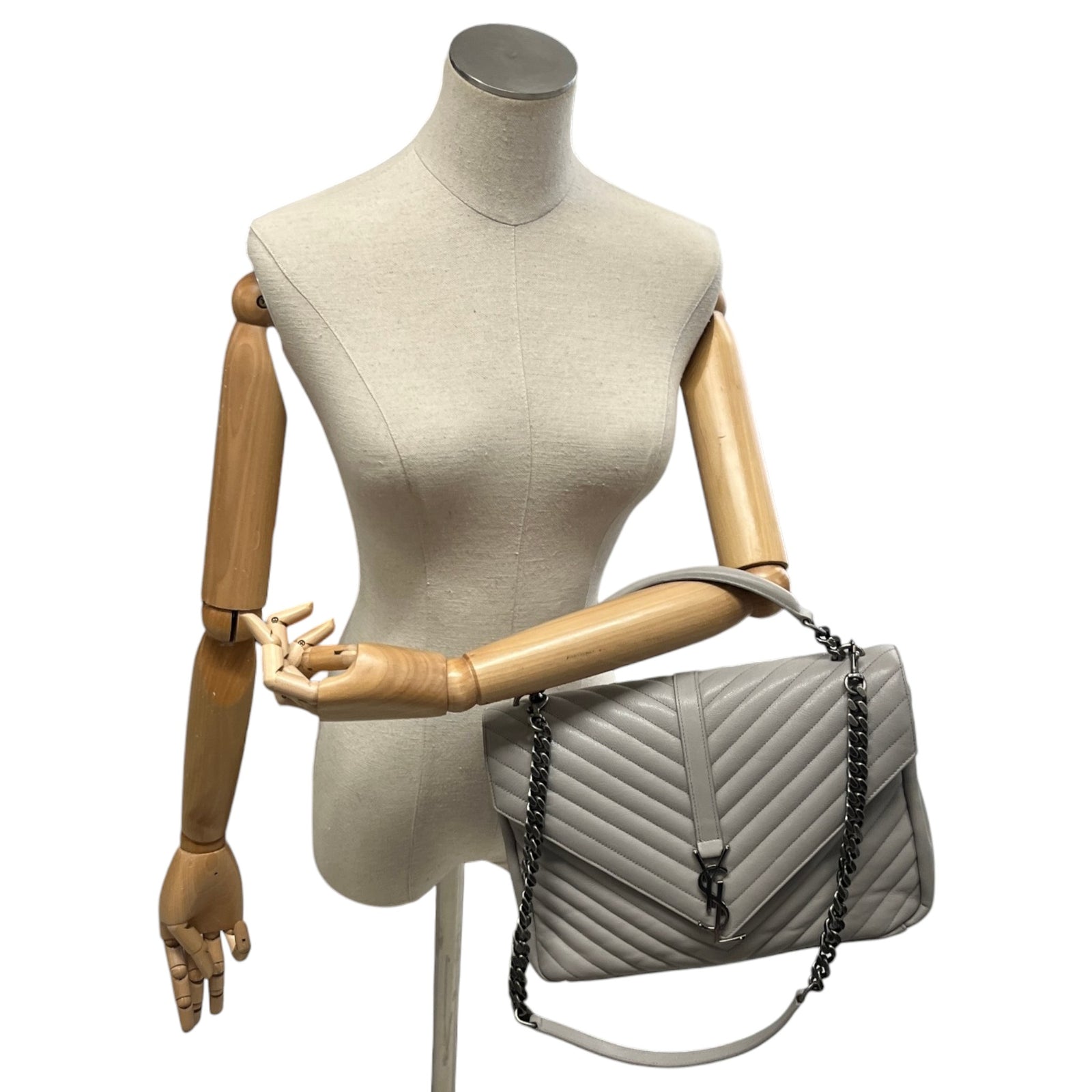 Women's College Medium Handbag Grey - Photo 2