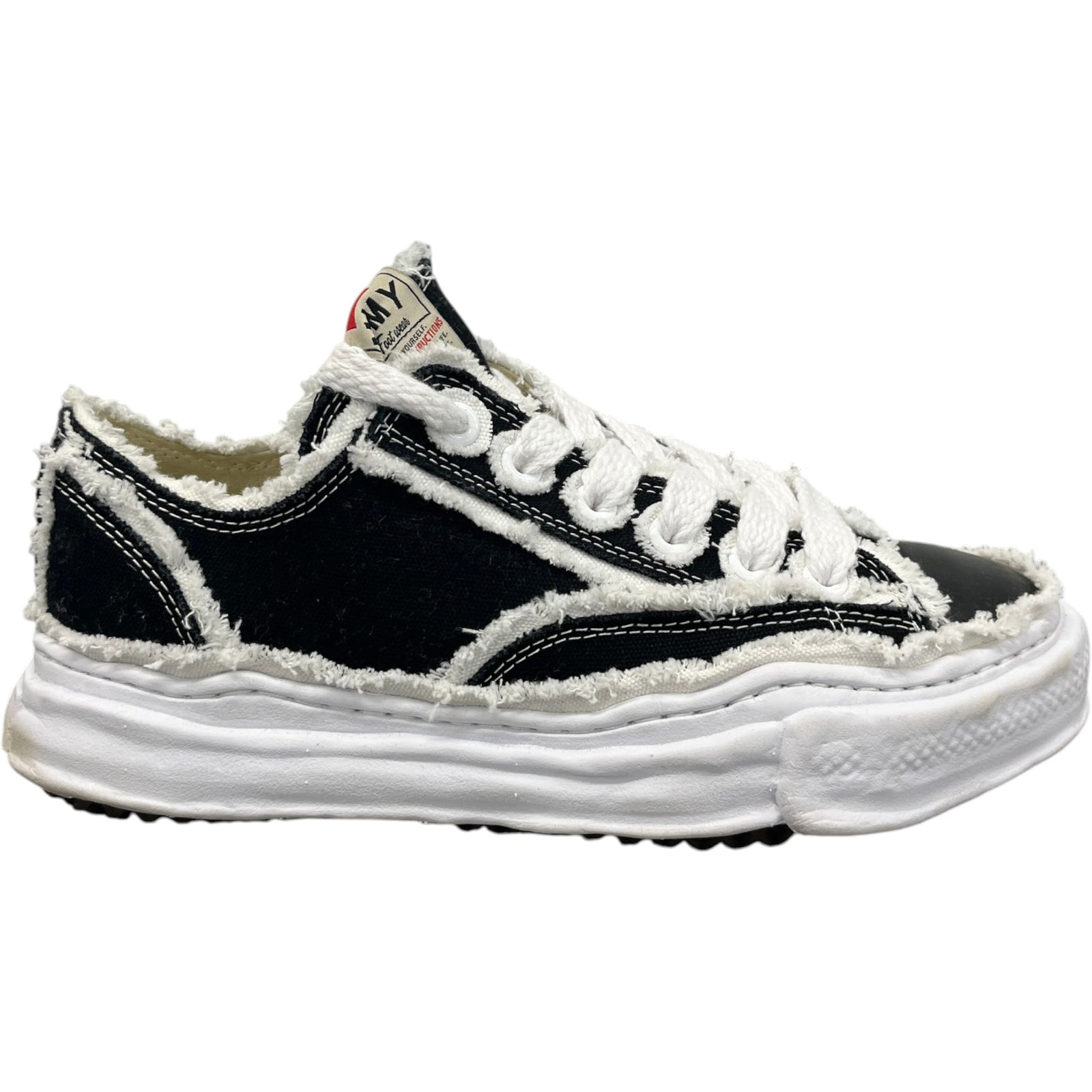 Men's Yasuhiro Peterson OG Sole High Trainers Black Size UK 8 / EU 42 - Photo 1
