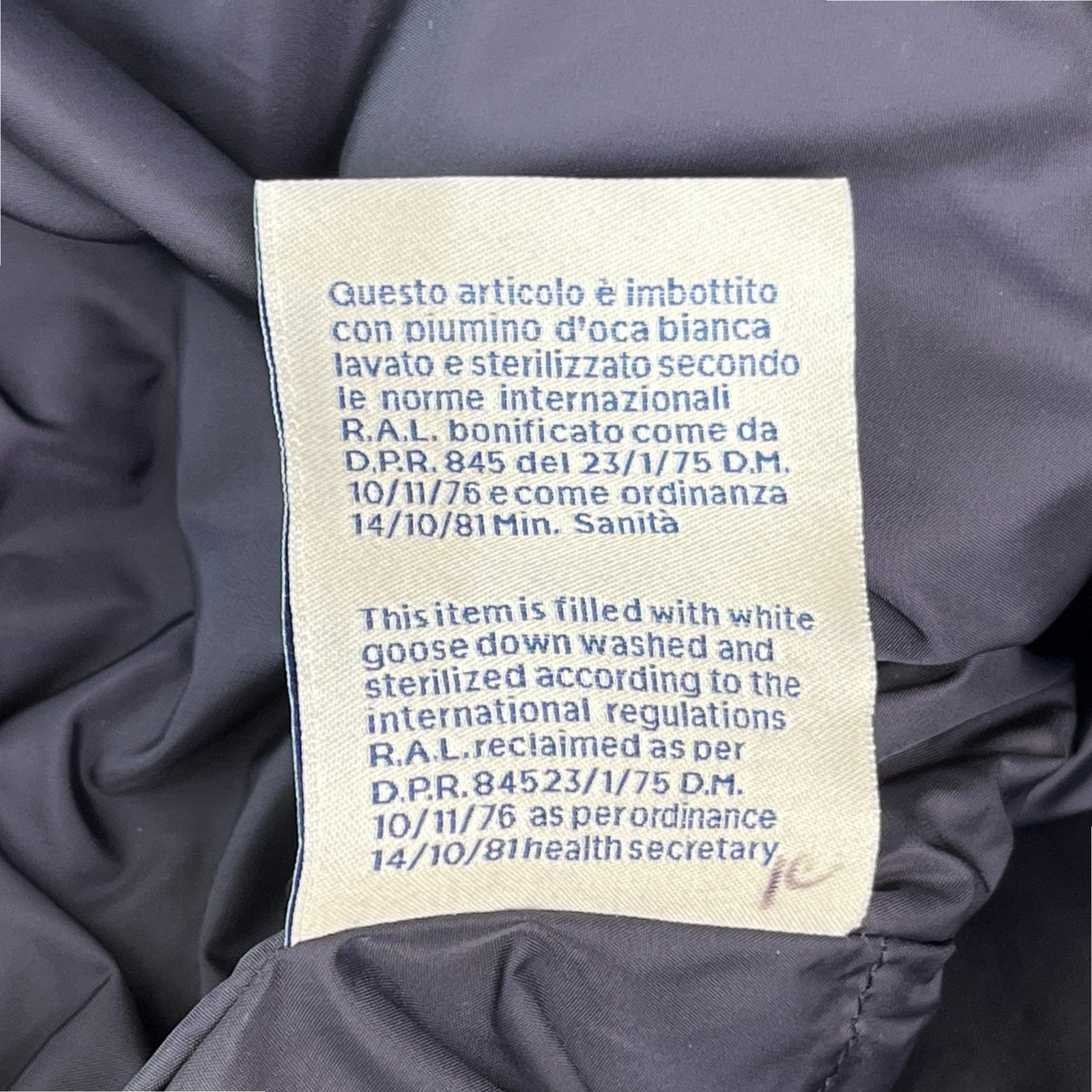 Men's Monceniso Down Jacket Navy Size 2 / M - Photo 10