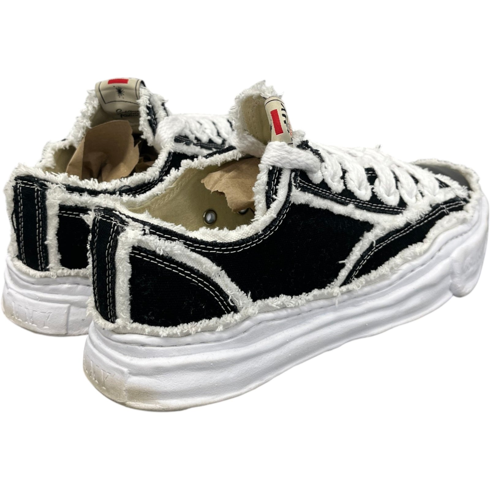 Men's Yasuhiro Peterson OG Sole High Trainers Black Size UK 8 / EU 42 - Photo 7