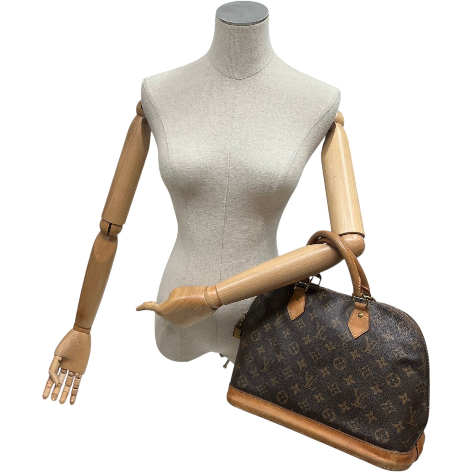 Women's Monogram Alma Pm Handbag Brown - Photo 2