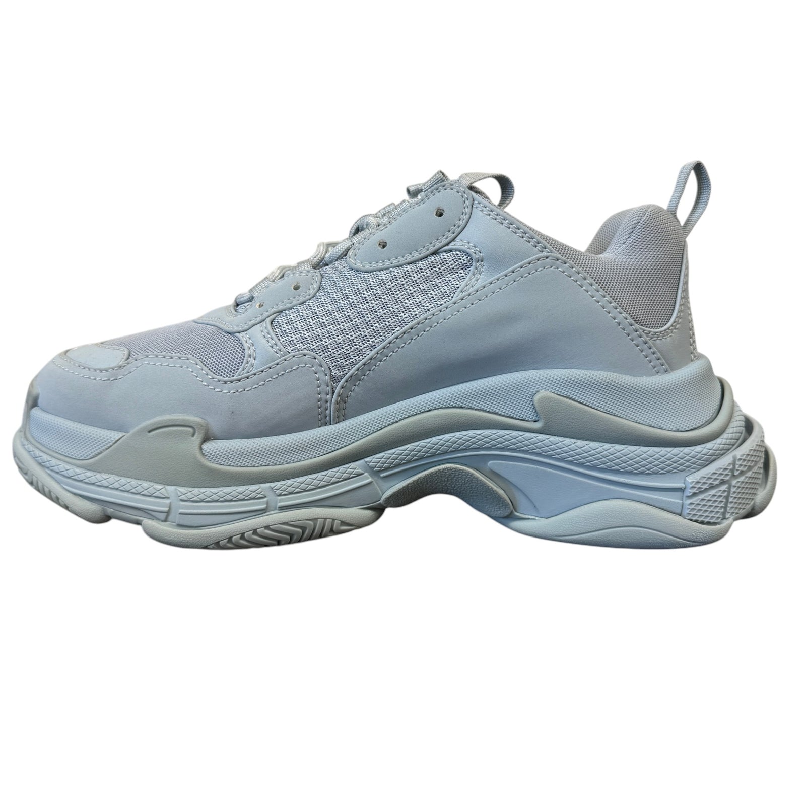 Men's Triple S Low Trainers Blue Size EU 42 / UK 8 - Photo 2