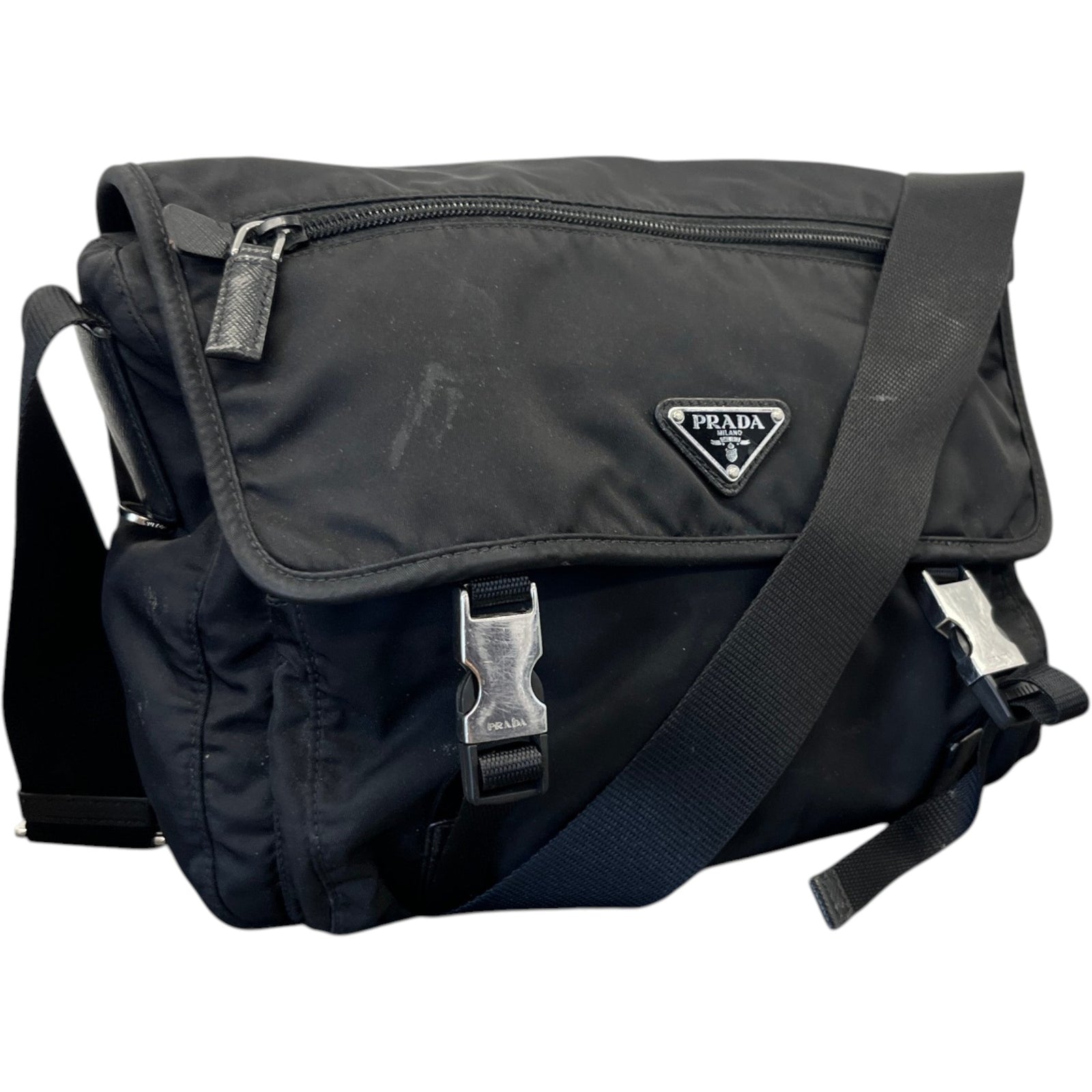 Men's Explore Re-Nylon Messenger Bag Black - Photo 4
