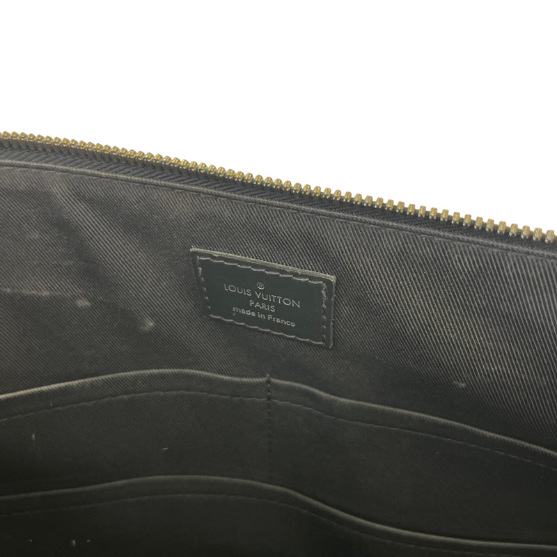 Men's Monogram Eclipe Explorer Briefcase Bag Black